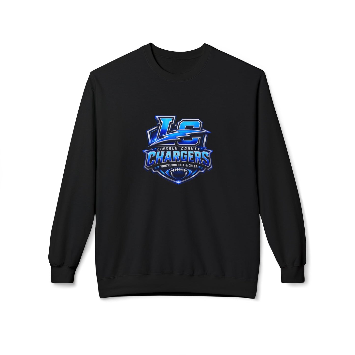LC Chargers Unisex Midweight Softstyle Fleece Crewneck Sweatshirt