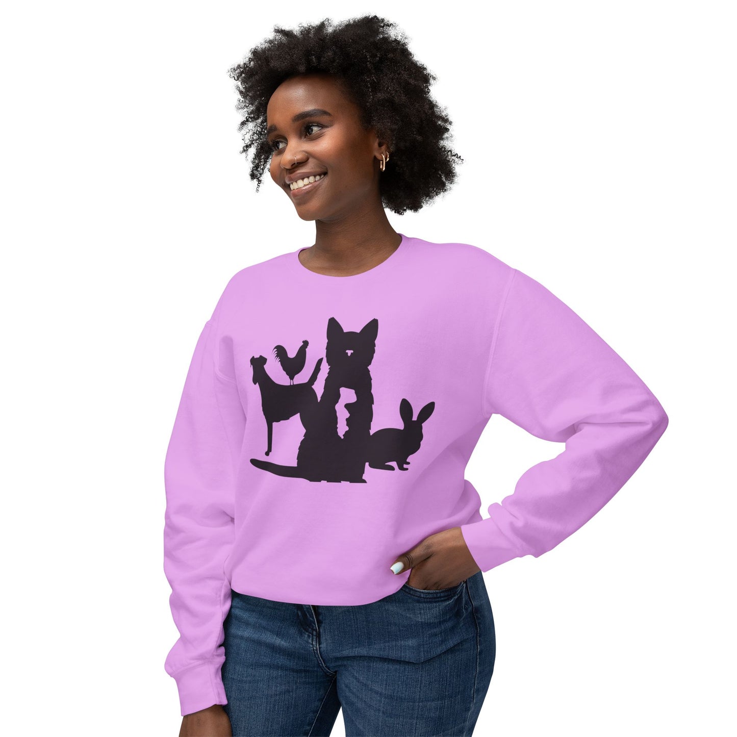 Lake Lowell Animal Rescue Unisex Lightweight Crewneck Sweatshirt