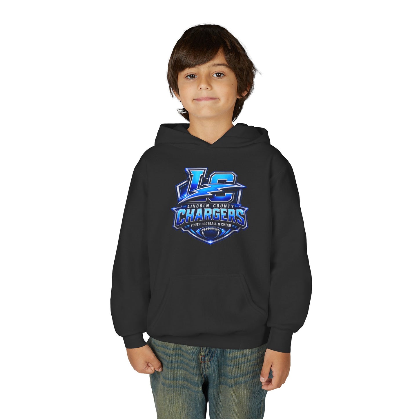 LC Chargers Youth Heavy Blend Hooded Sweatshirt