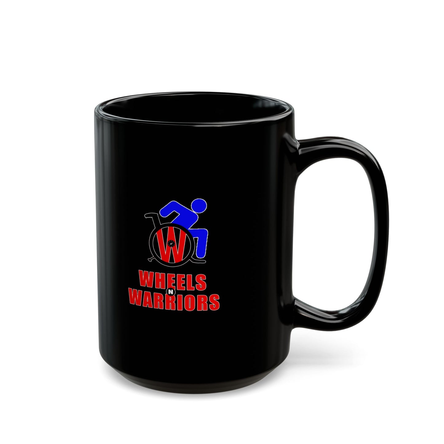 Wheels N Warriors Black Mug (11oz, 15oz)