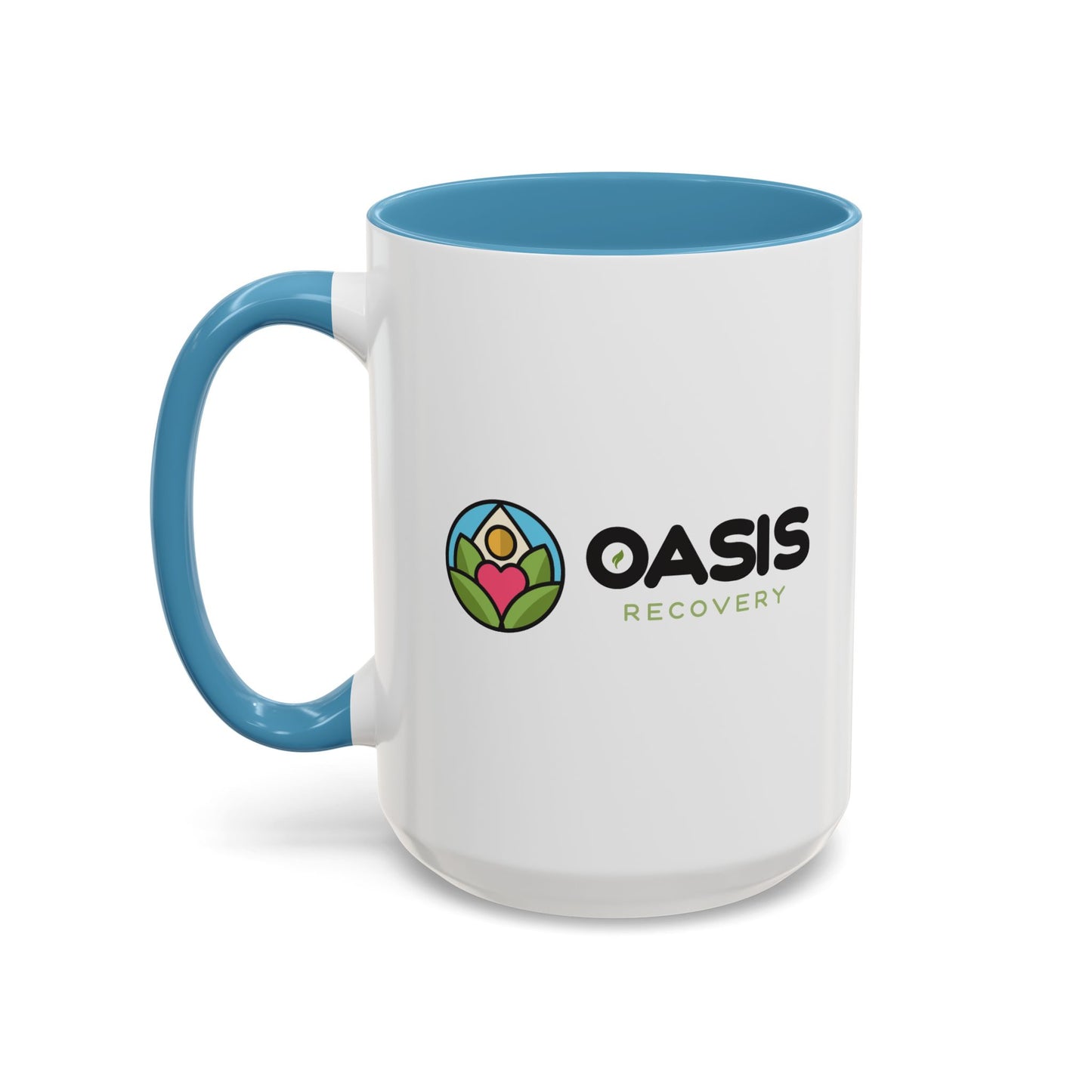 Oasis Recovery Center Accent Coffee Mug (11, 15oz)