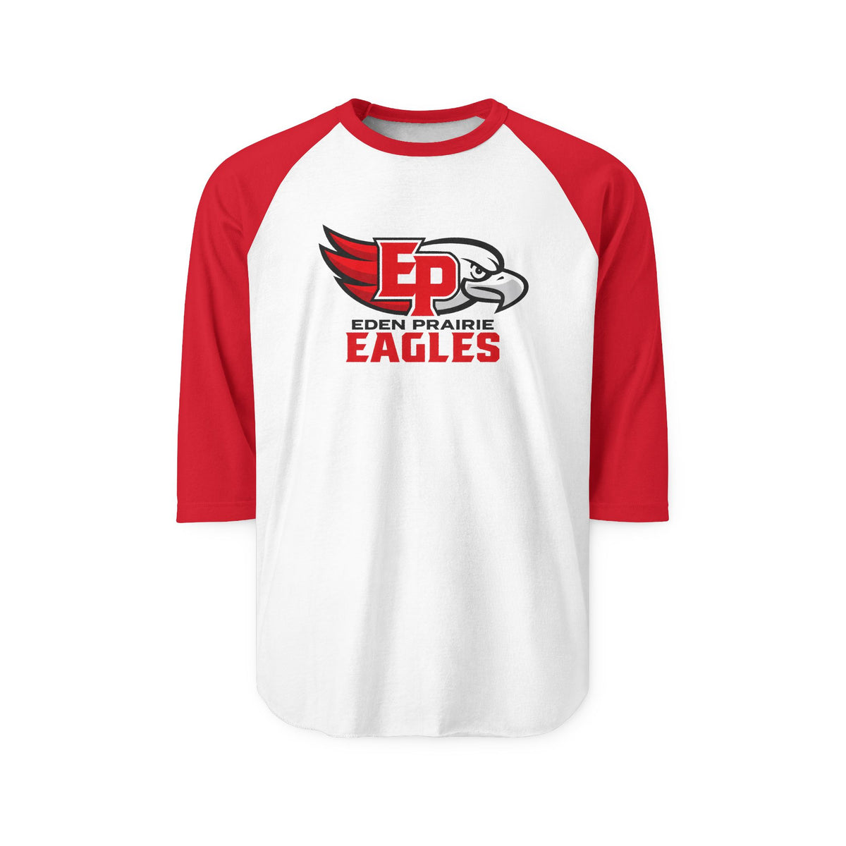 Eden Prairie Baseball Unisex Three-Quarter Sleeve Raglan Shirt