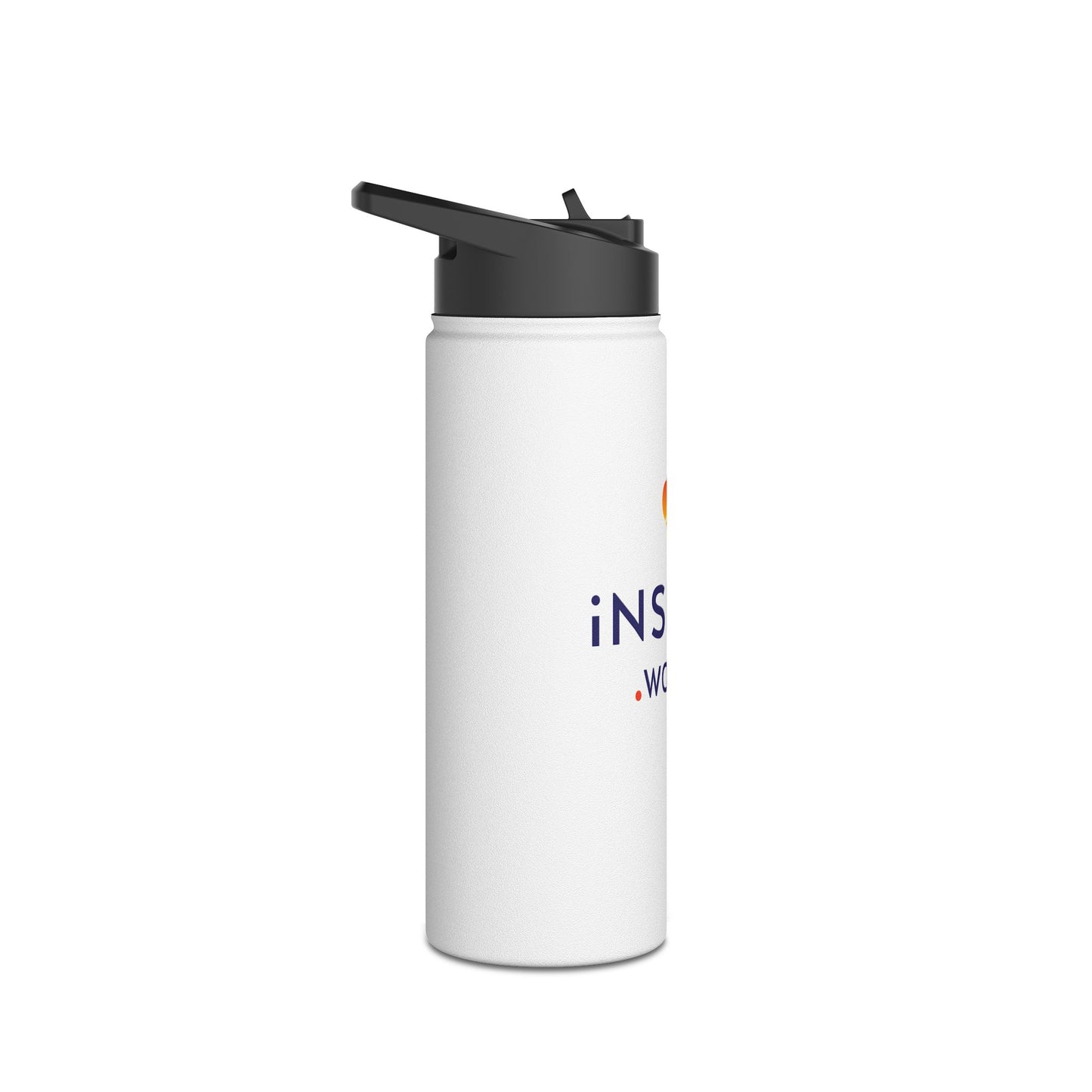 Inspire.World Stainless Steel Water Bottle, Standard Lid