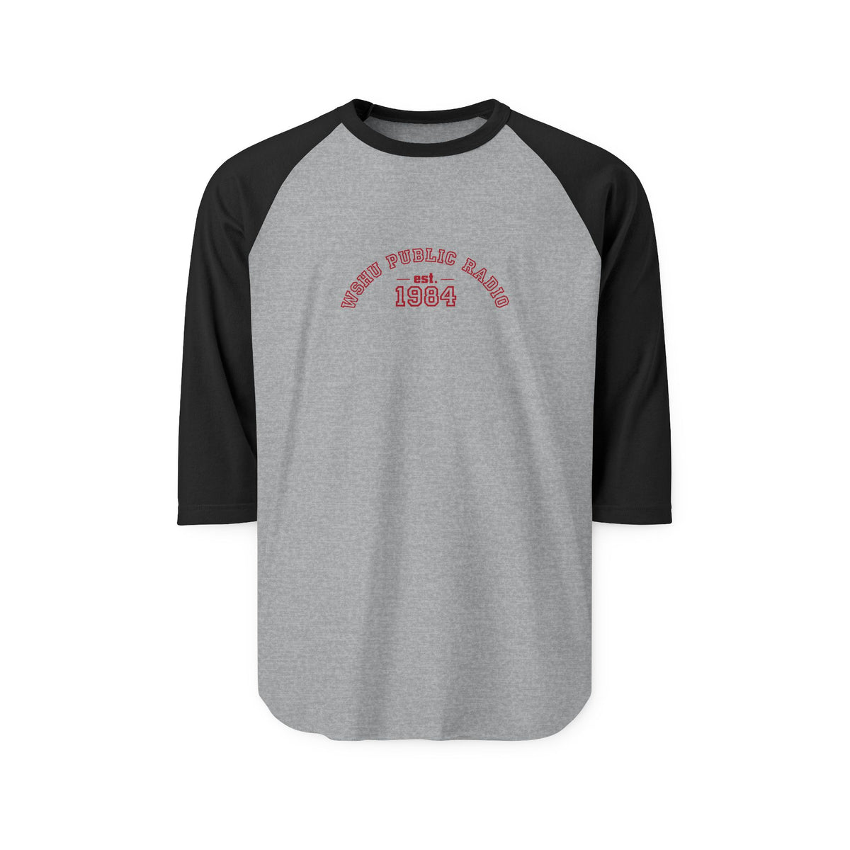 WSHU Unisex Three-Quarter Sleeve Raglan Shirt