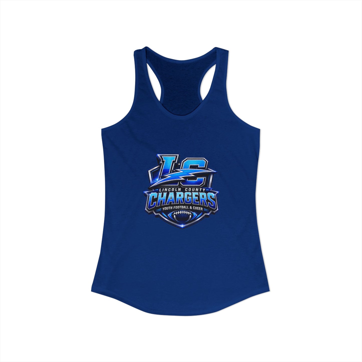 LC Chargers Women's Ideal Racerback Tank
