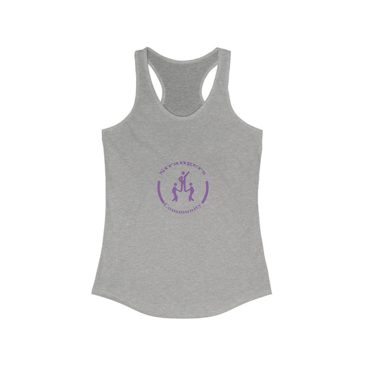 Strangers Community Women's Ideal Racerback Tank