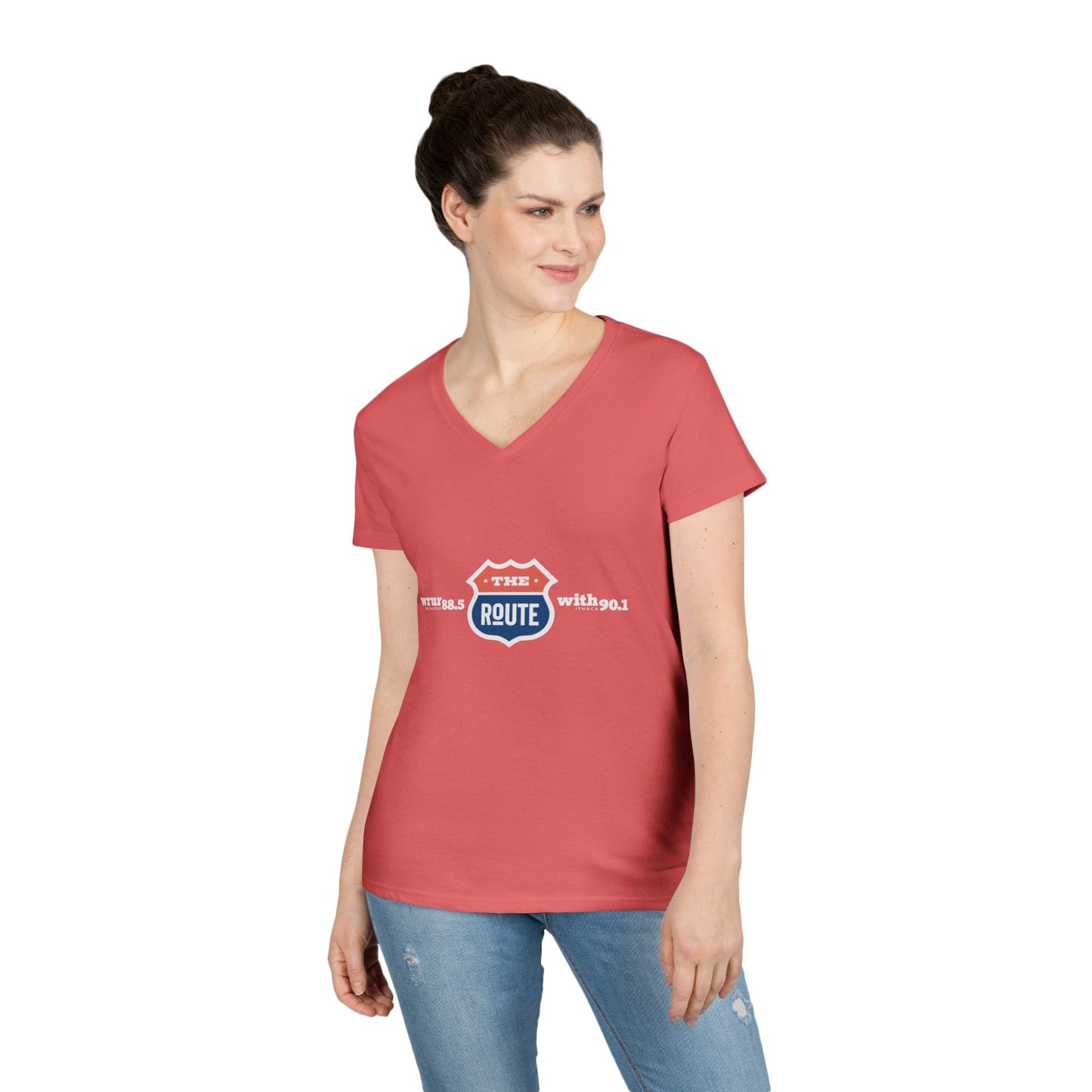The Route Ladies' V-Neck T-Shirt
