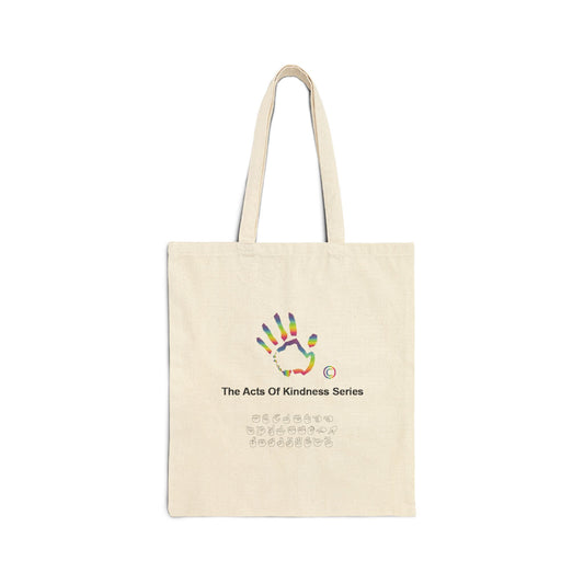 Acts of Kindness Series Cotton Canvas Tote Bag