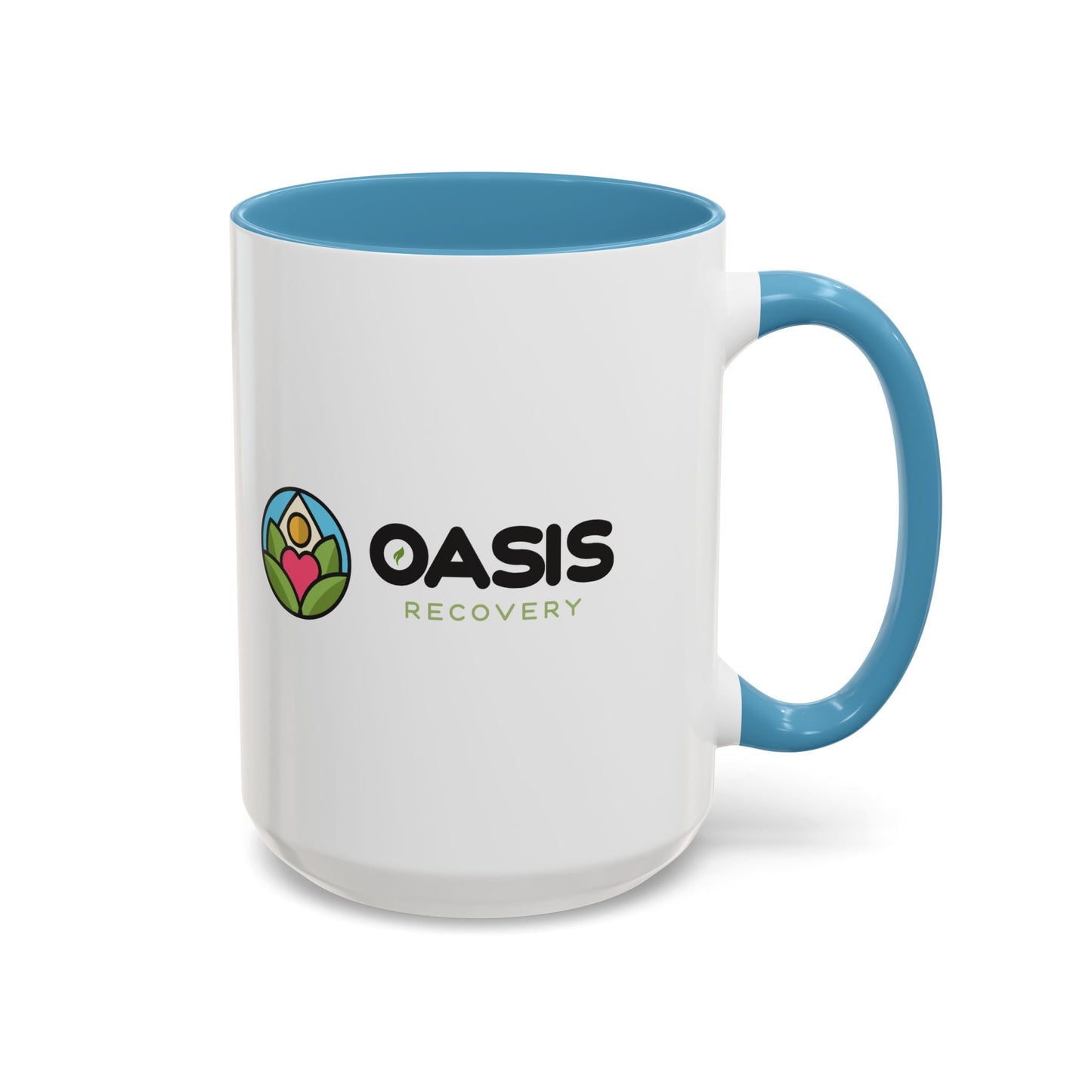Oasis Recovery Center Accent Coffee Mug (11, 15oz)