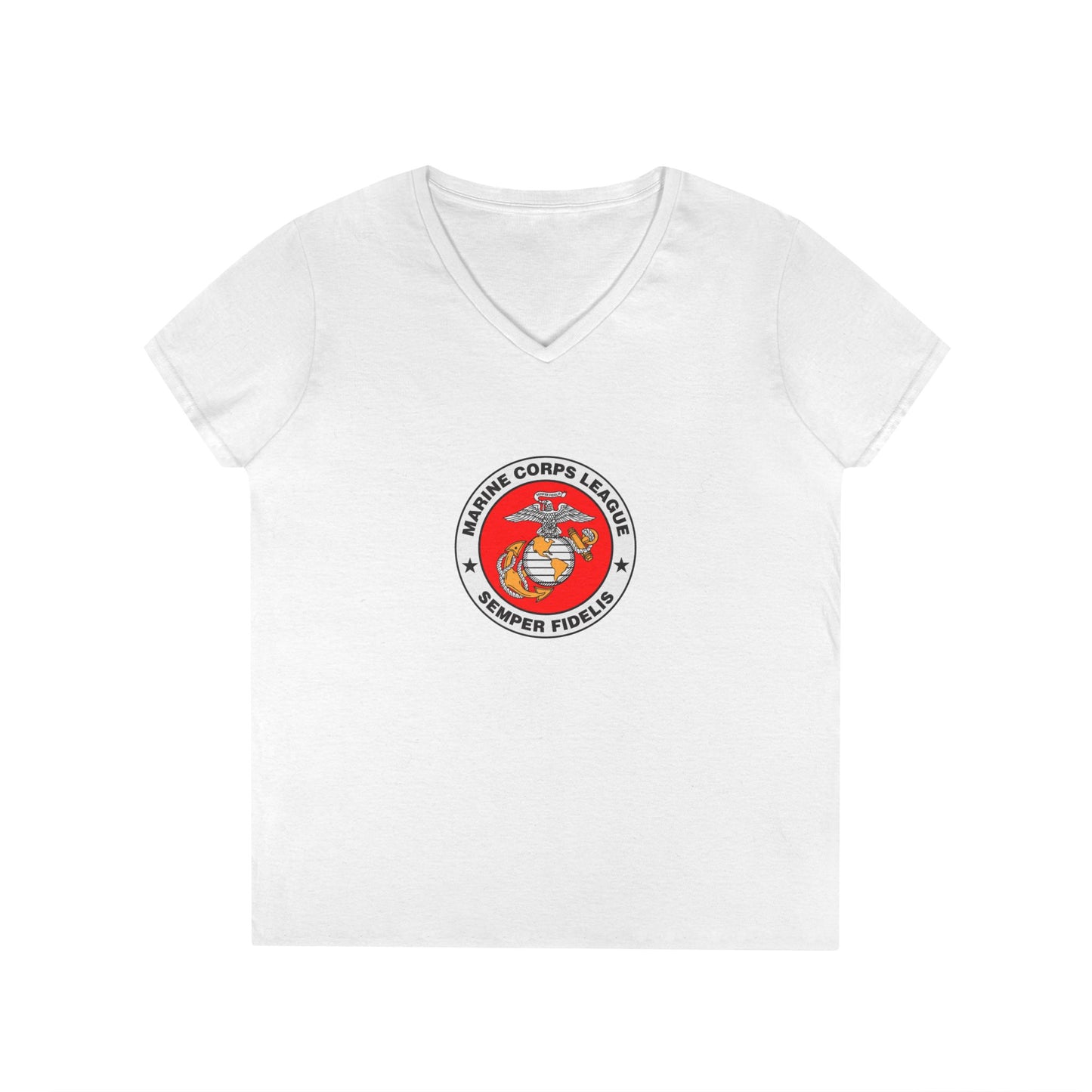 Marine Corps League Ladies' V-Neck T-Shirt