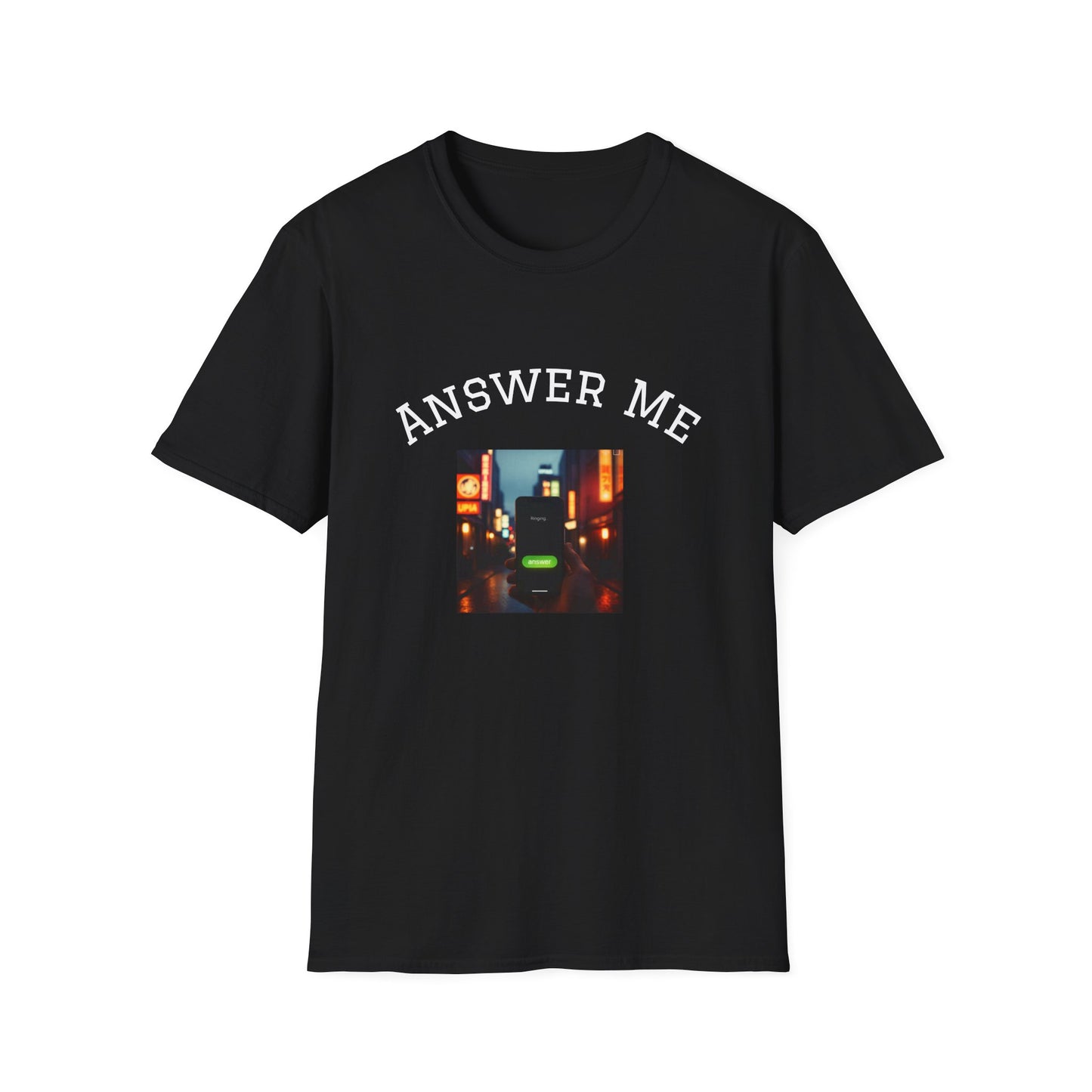 MAC-G - Answer Me Unisex Softstyle T-Shirt