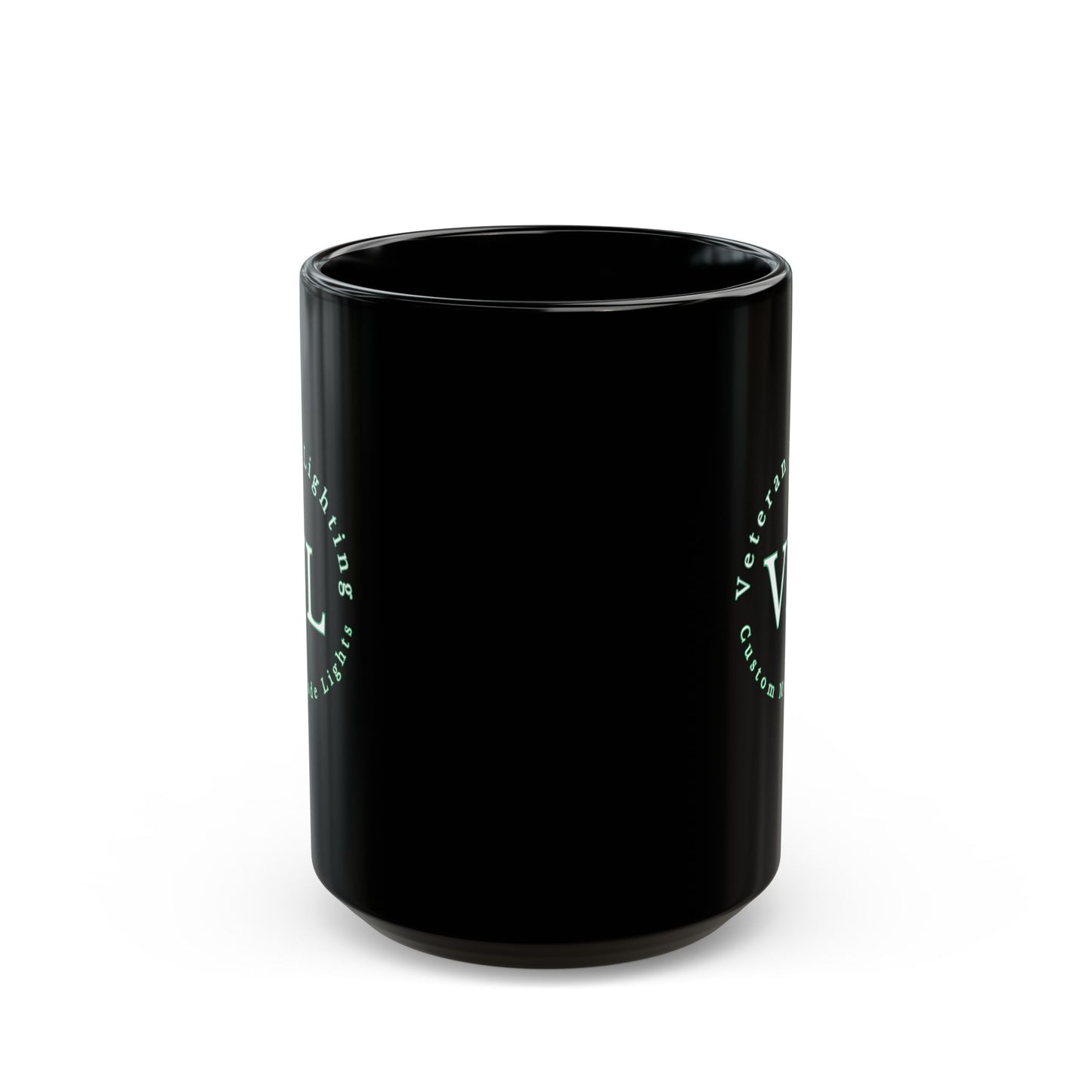 Veteran Lighting Black Mug (11oz, 15oz)