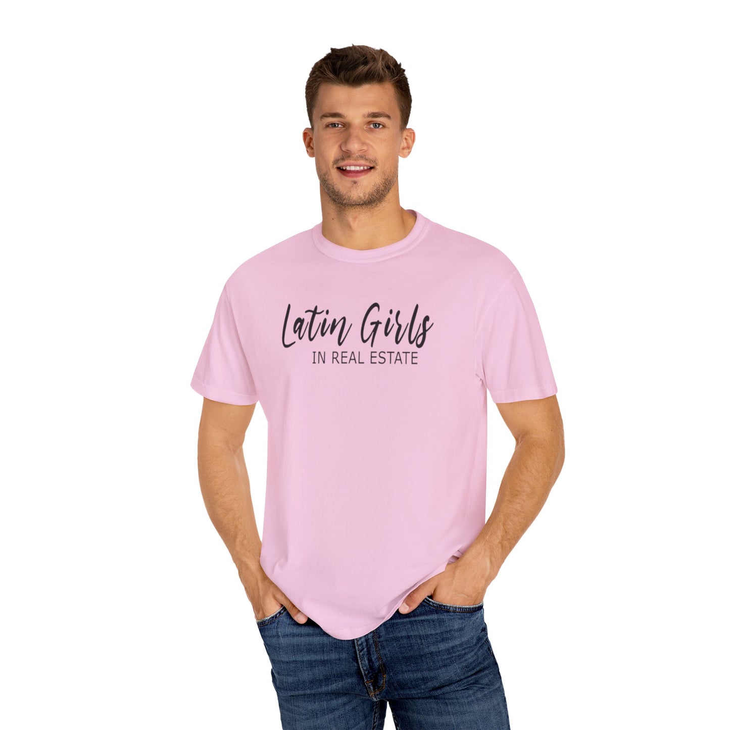 Latin Girls In Real Estate Unisex Garment-Dyed T-shirt