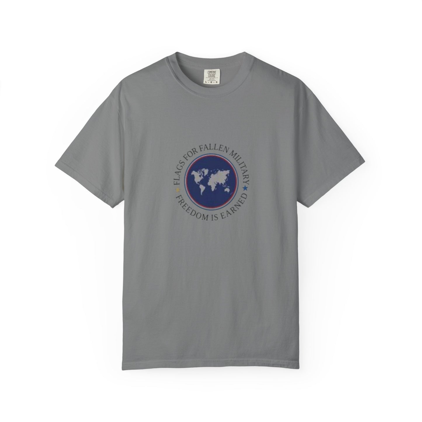 Flags for Fallen Military Unisex Garment-Dyed T-shirt