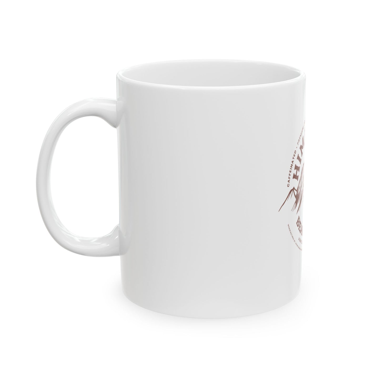 Himalayan Beans & Leaves Ceramic Mug, (11oz, 15oz)