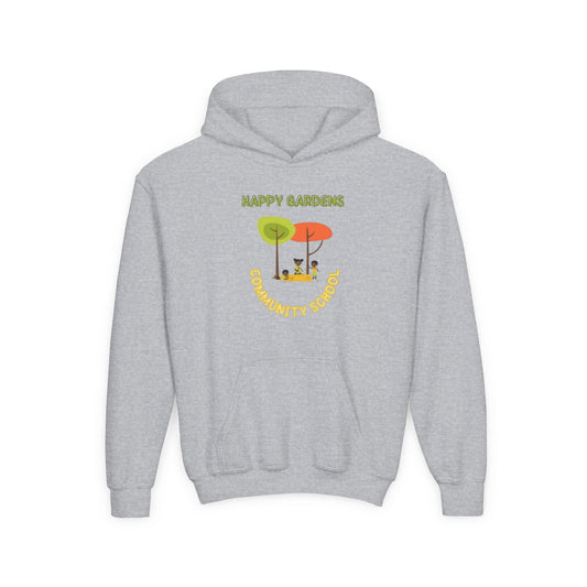 Happy Gardens Youth Heavy Blend Hooded Sweatshirt