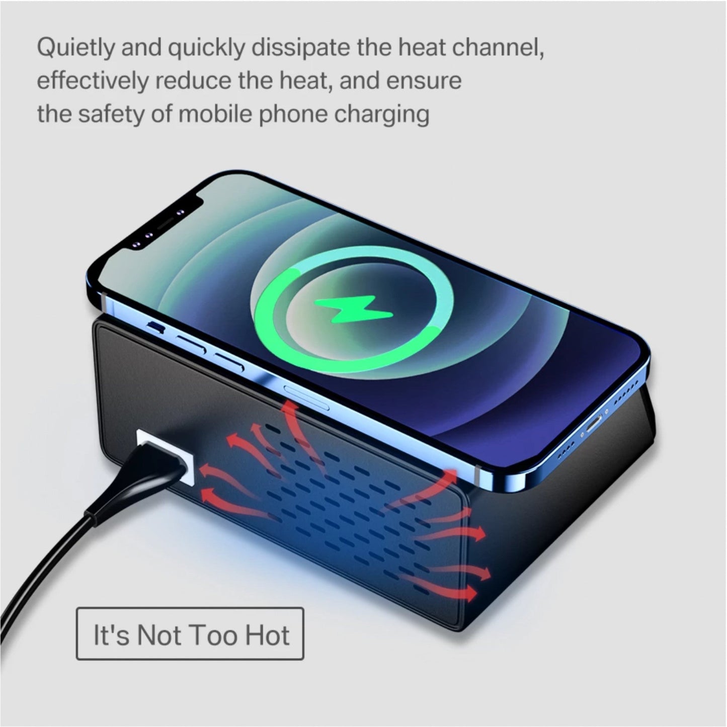 8 Port LED Display, Fast Charger, for iPhone 13 12, Xiaomi, Huawei, Samsung