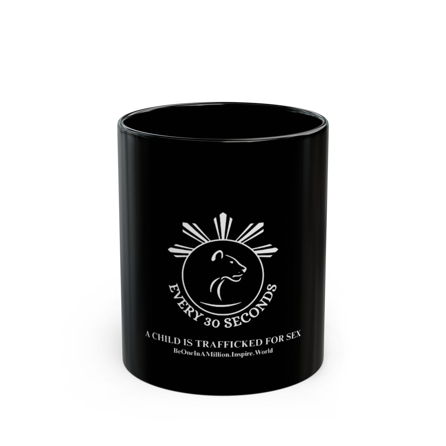 Be One In A Million Black Mug (11oz)