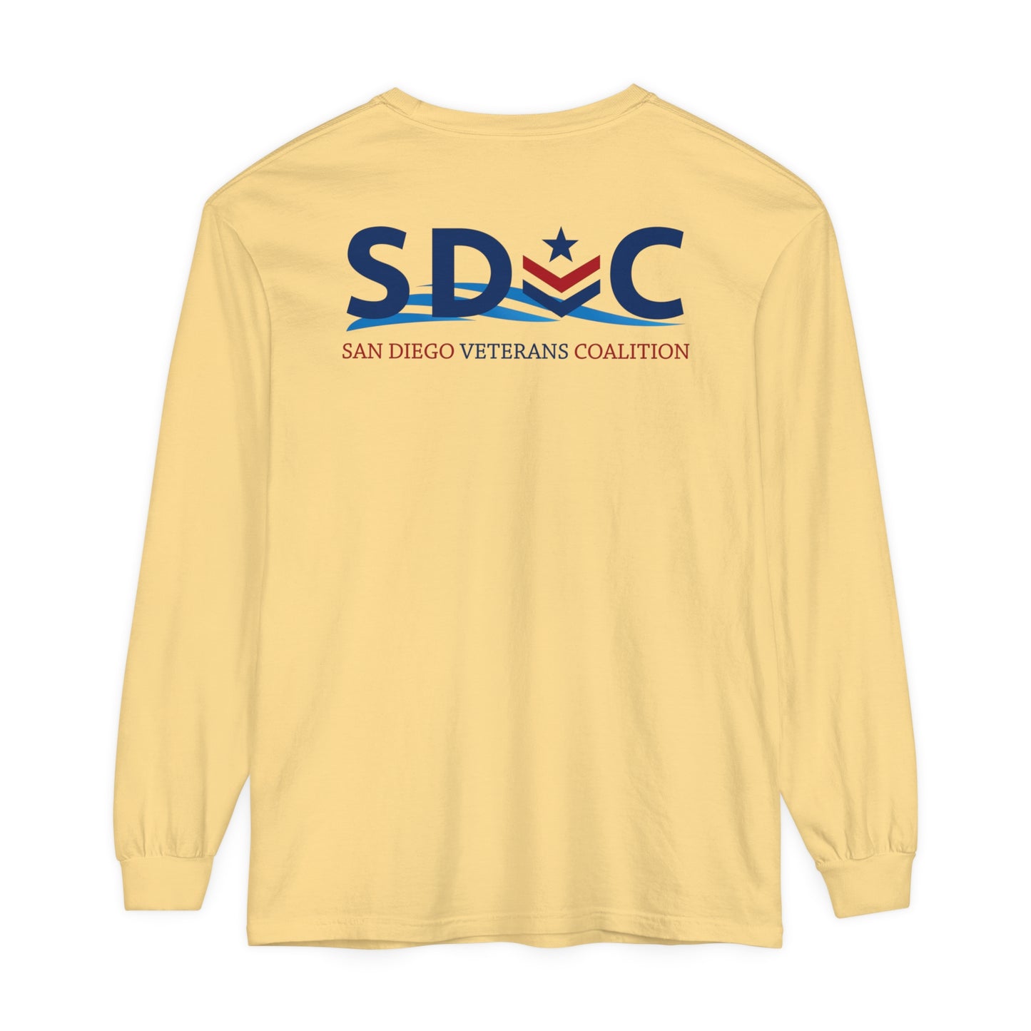 SDVC Unisex Garment-dyed Long Sleeve T-Shirt