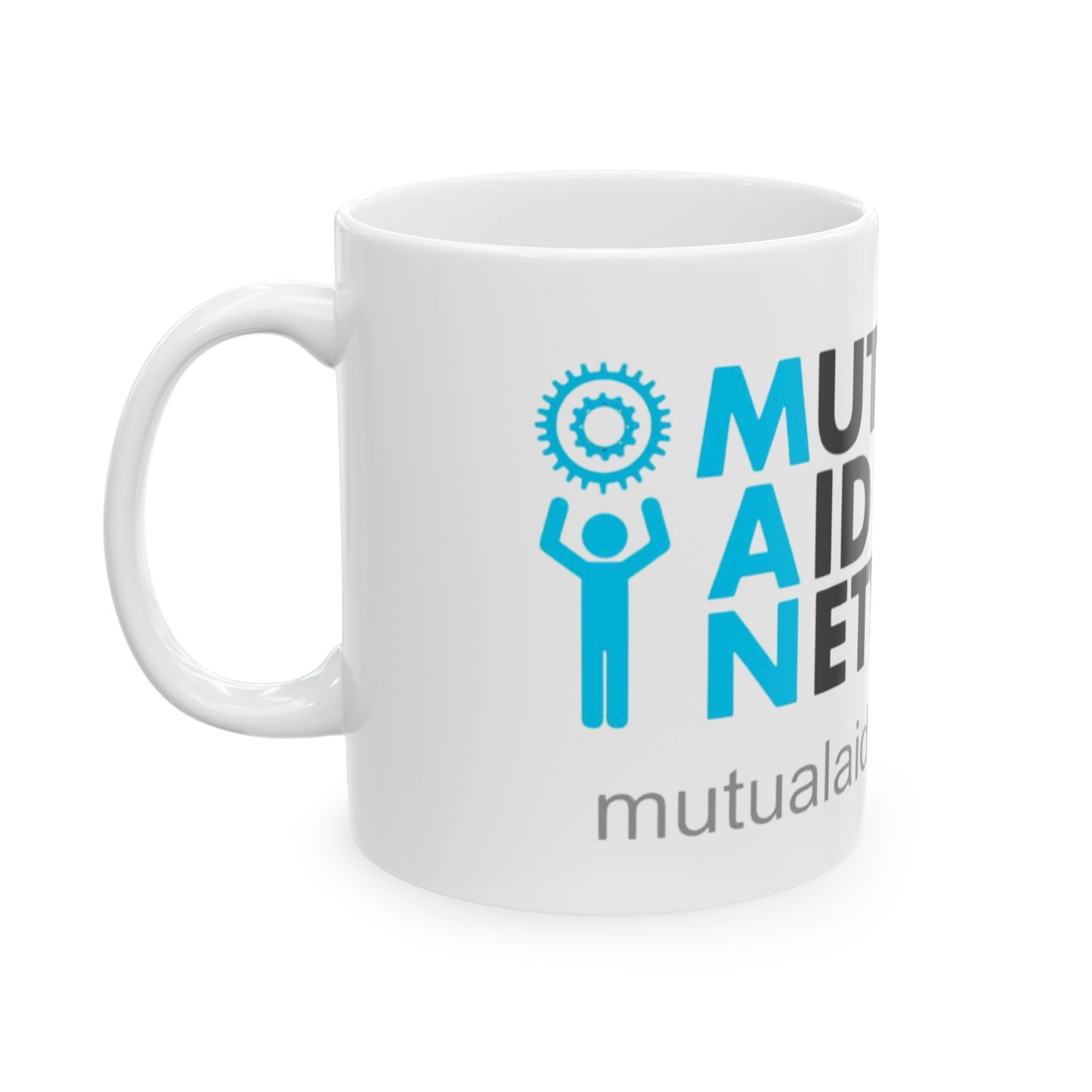 Mutual Aid Network Ceramic Mug, (11oz, 15oz)