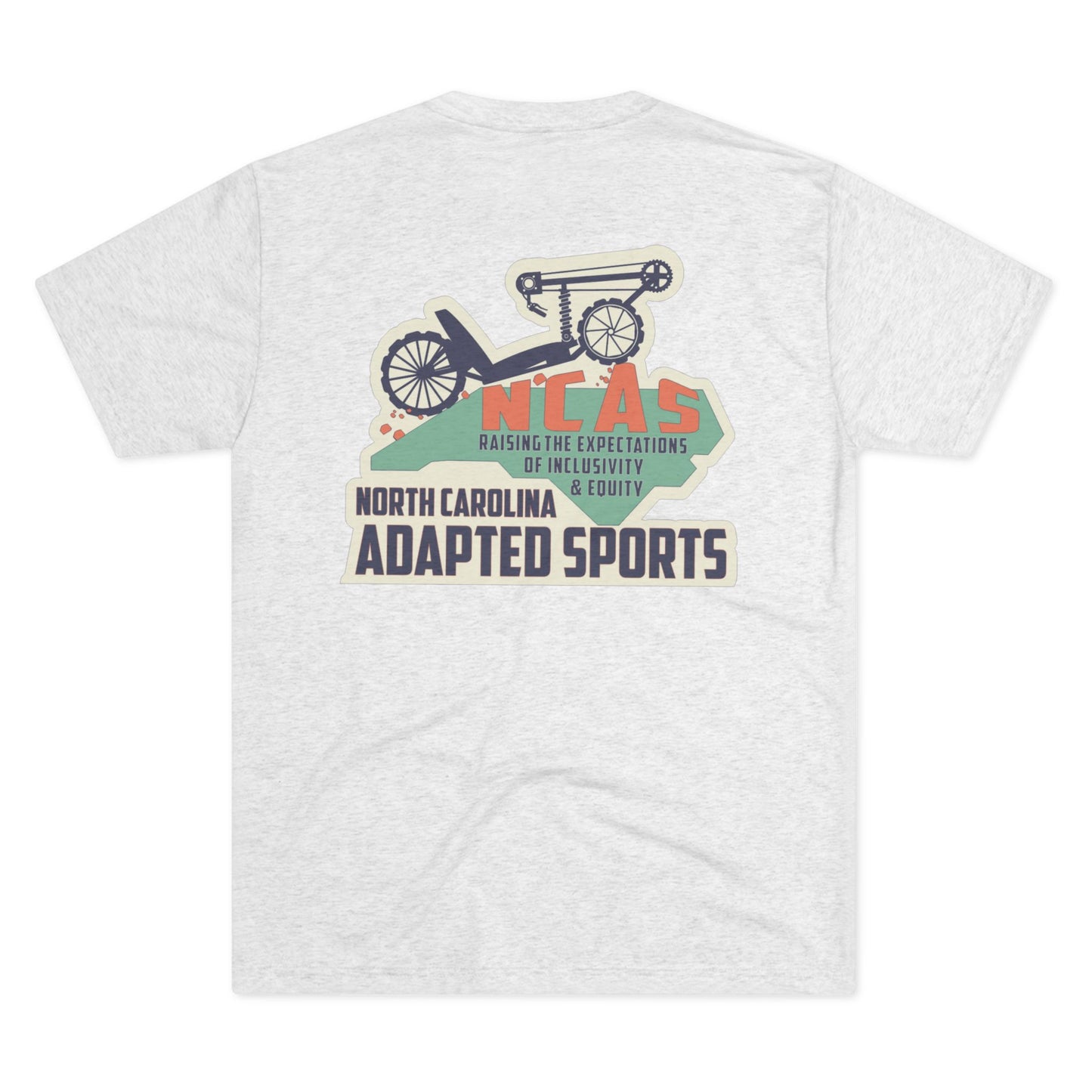 NC Adapted Sports - Unisex Tri-Blend Crew Tee