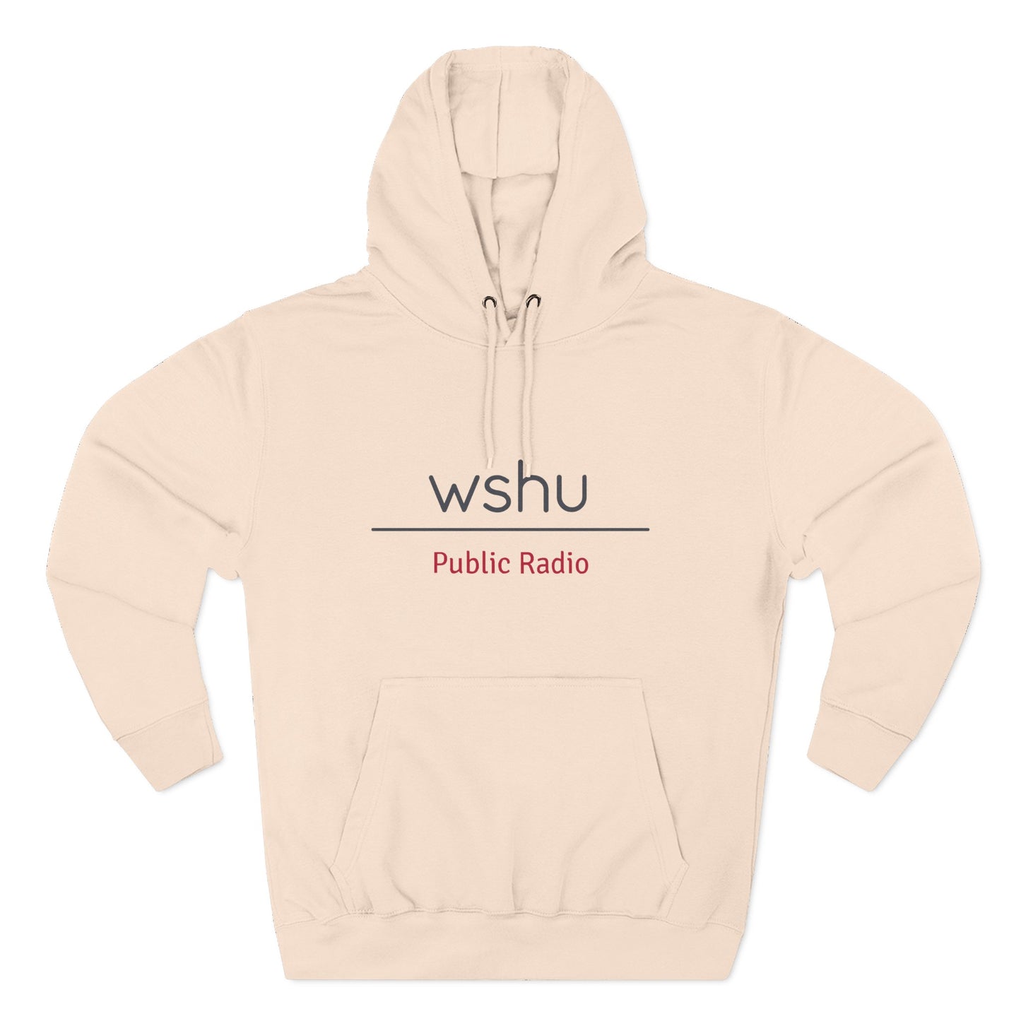 WSHU Three-Panel Fleece Hoodie