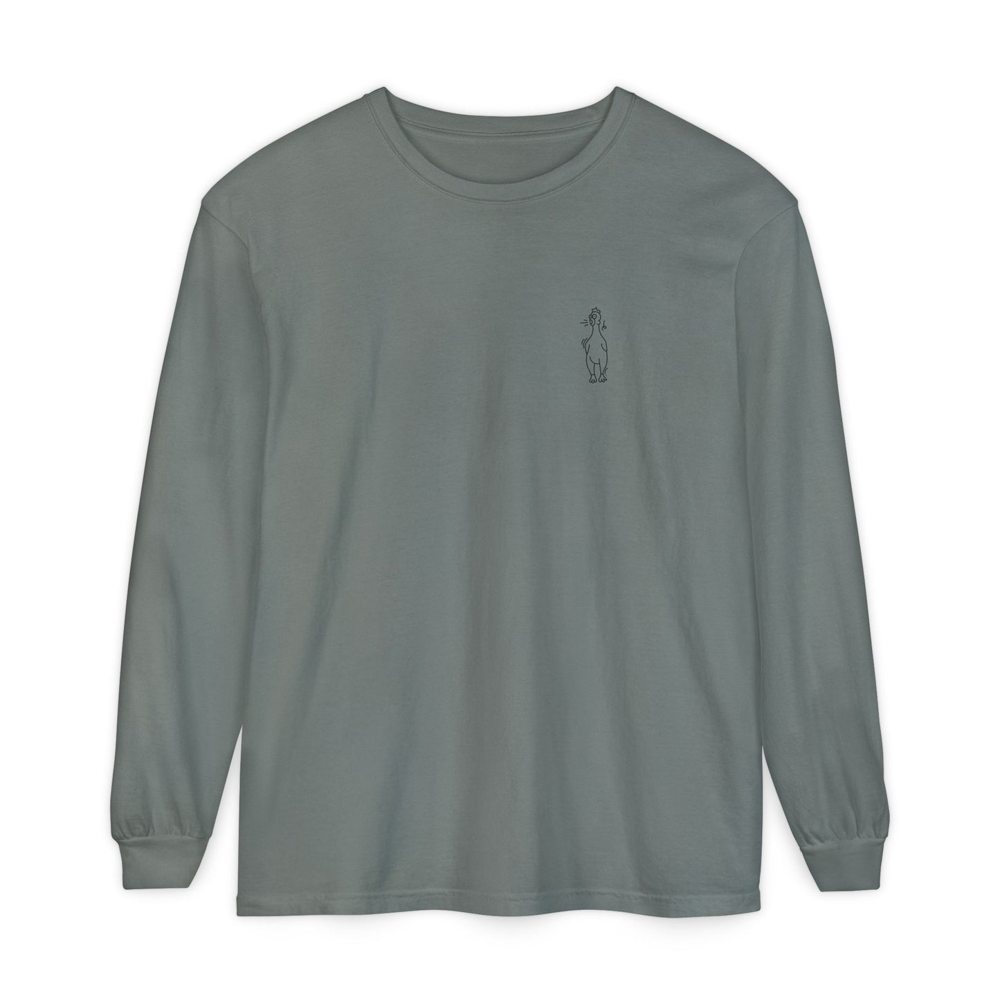 Westie Merch Unisex Garment-dyed Long Sleeve T-Shirt