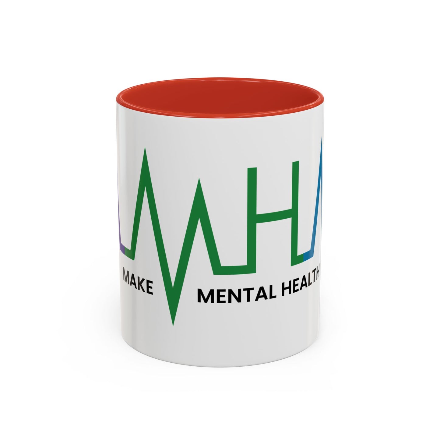 Make Mental Health Matter Accent Coffee Mug (11oz)