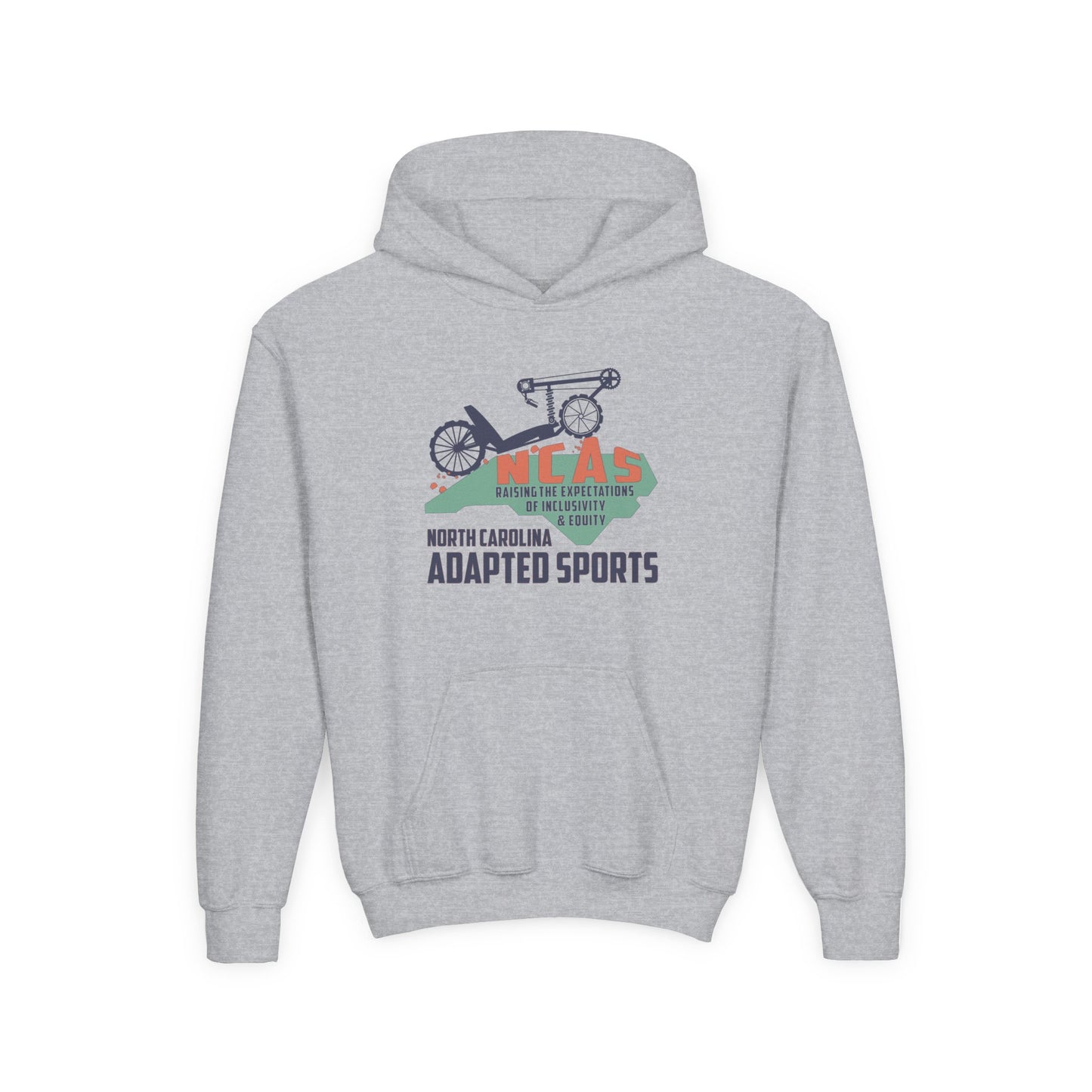 NC Adapted Sports Youth Heavy Blend Hooded Sweatshirt
