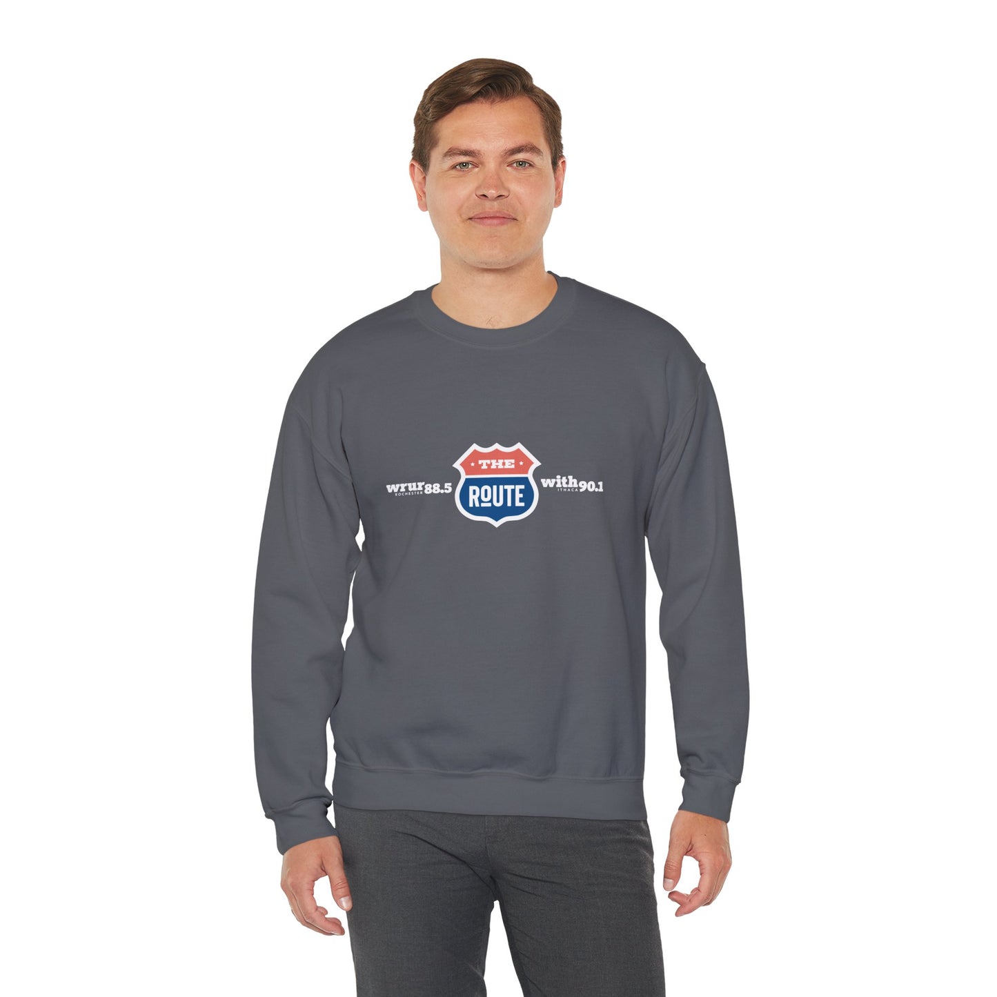 The Route Unisex Blend™ Crewneck Sweatshirt