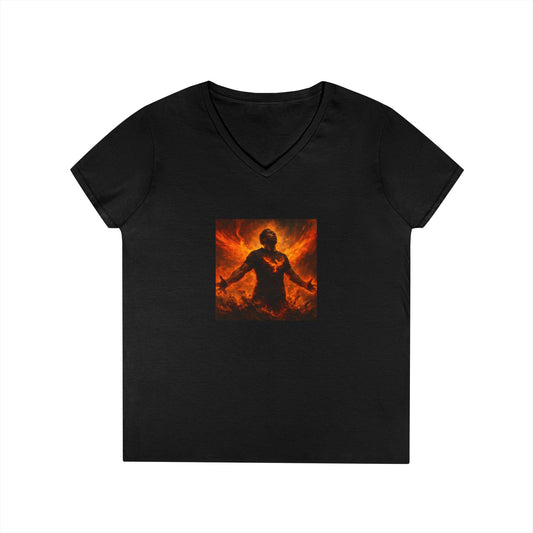The Rise of the Phoenix Festival Ladies' V-Neck T-Shirt