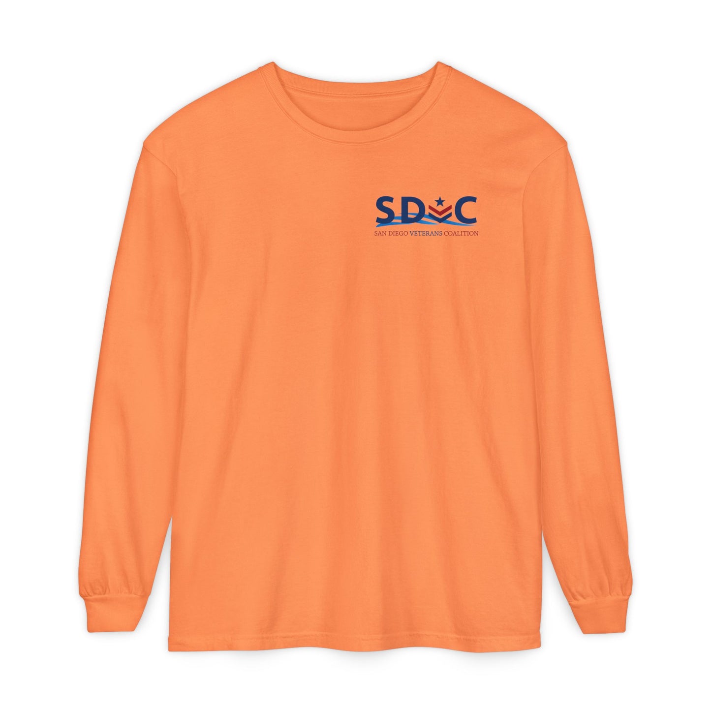 SDVC Unisex Garment-dyed Long Sleeve T-Shirt