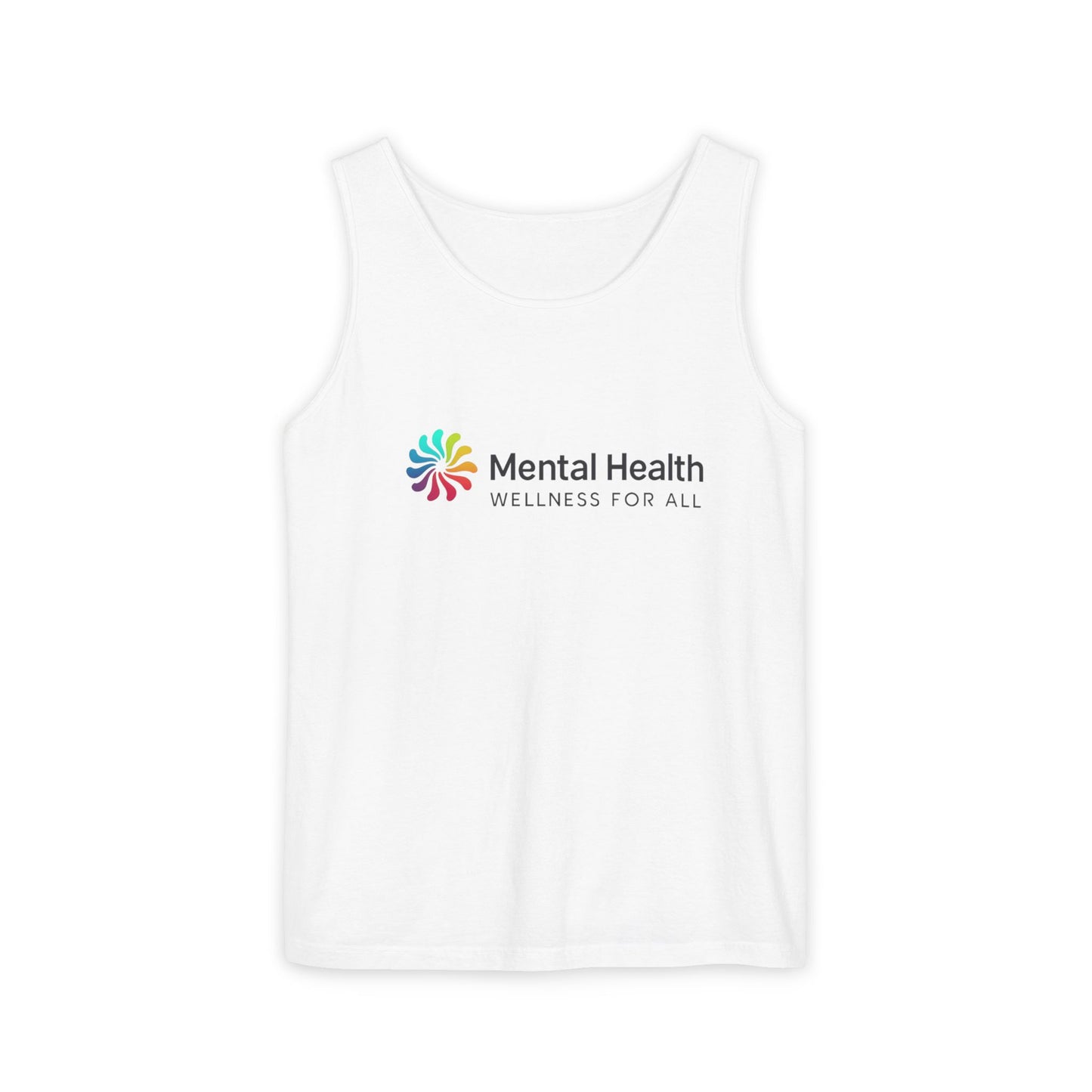 Mental Health Wellness Unisex Garment-Dyed Tank Top