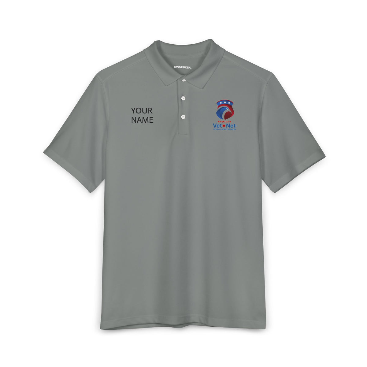 Veteran Legacy Sport-Tek® Men's UV Micropique Polo