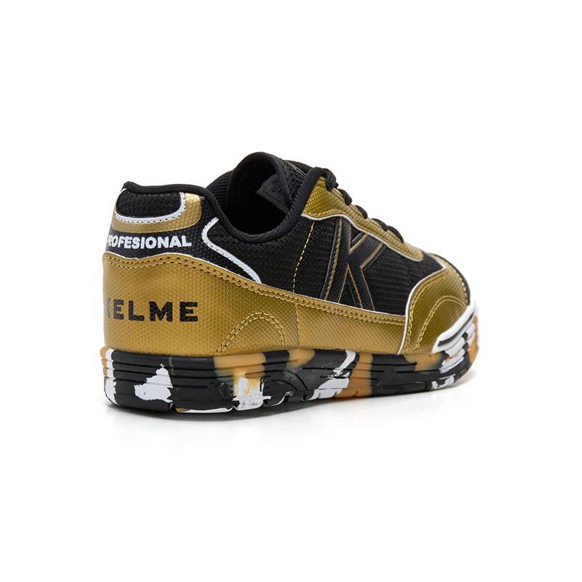 Children's Indoor Football Shoes Kelme Trueno Lace Ocre