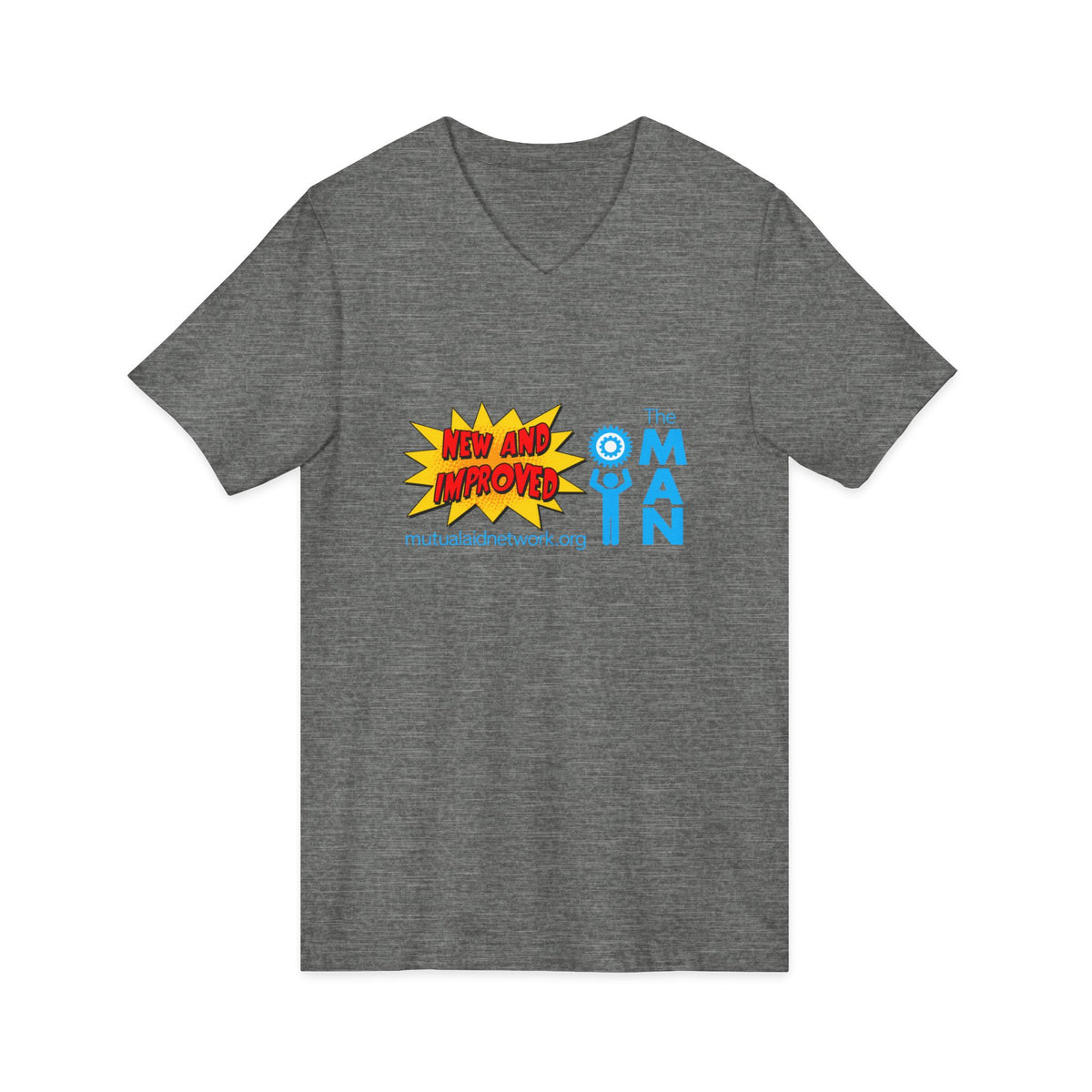 Mutual Aid Network - Unisex Jersey Short Sleeve V-Neck Tee