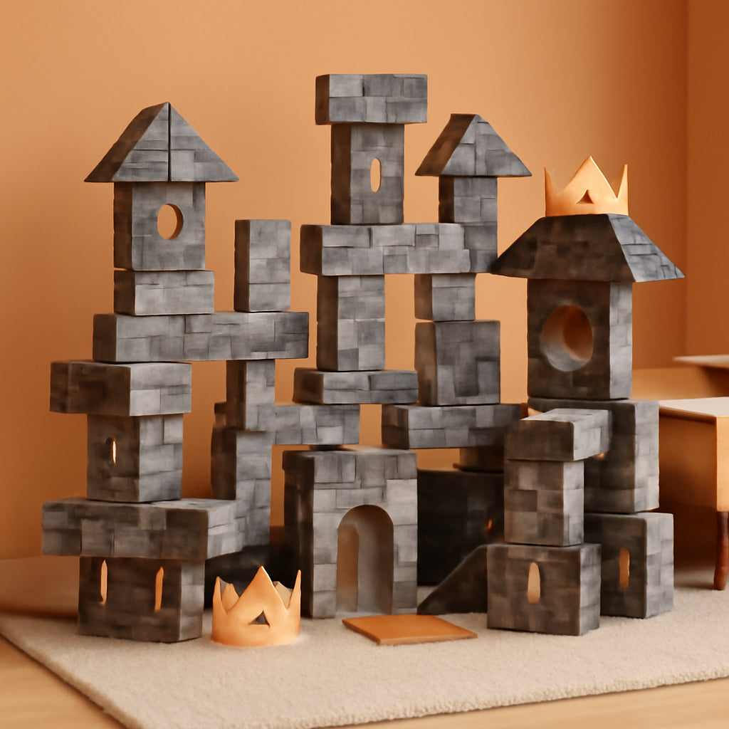 Jumbo Castle Building Blocks Playset For Creative Kids