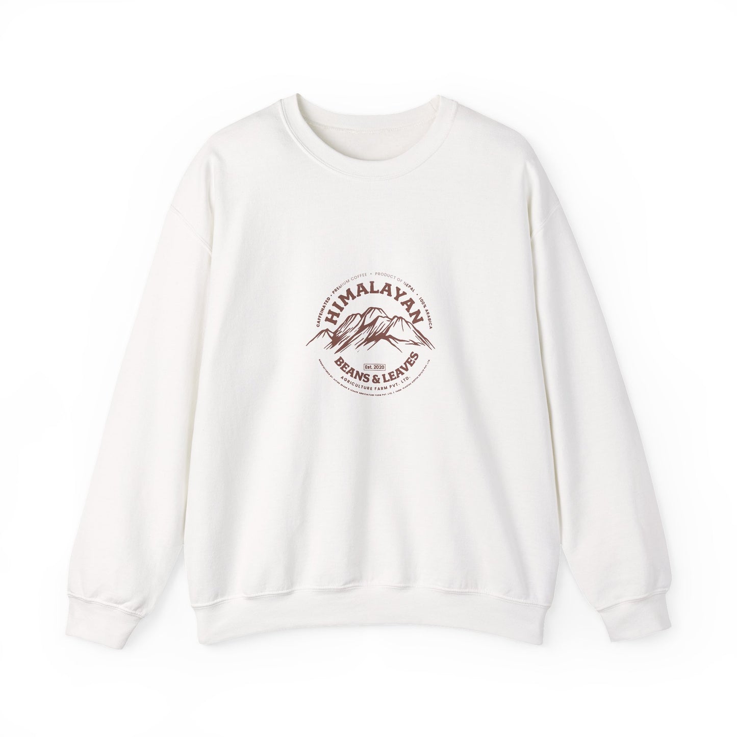 Himalayan Beans & Leaves Unisex Heavy Blend™ Crewneck Sweatshirt