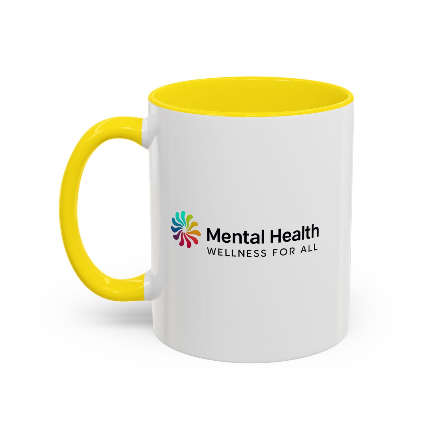 Mental Health Wellness Accent Coffee Mug (11, 15oz)