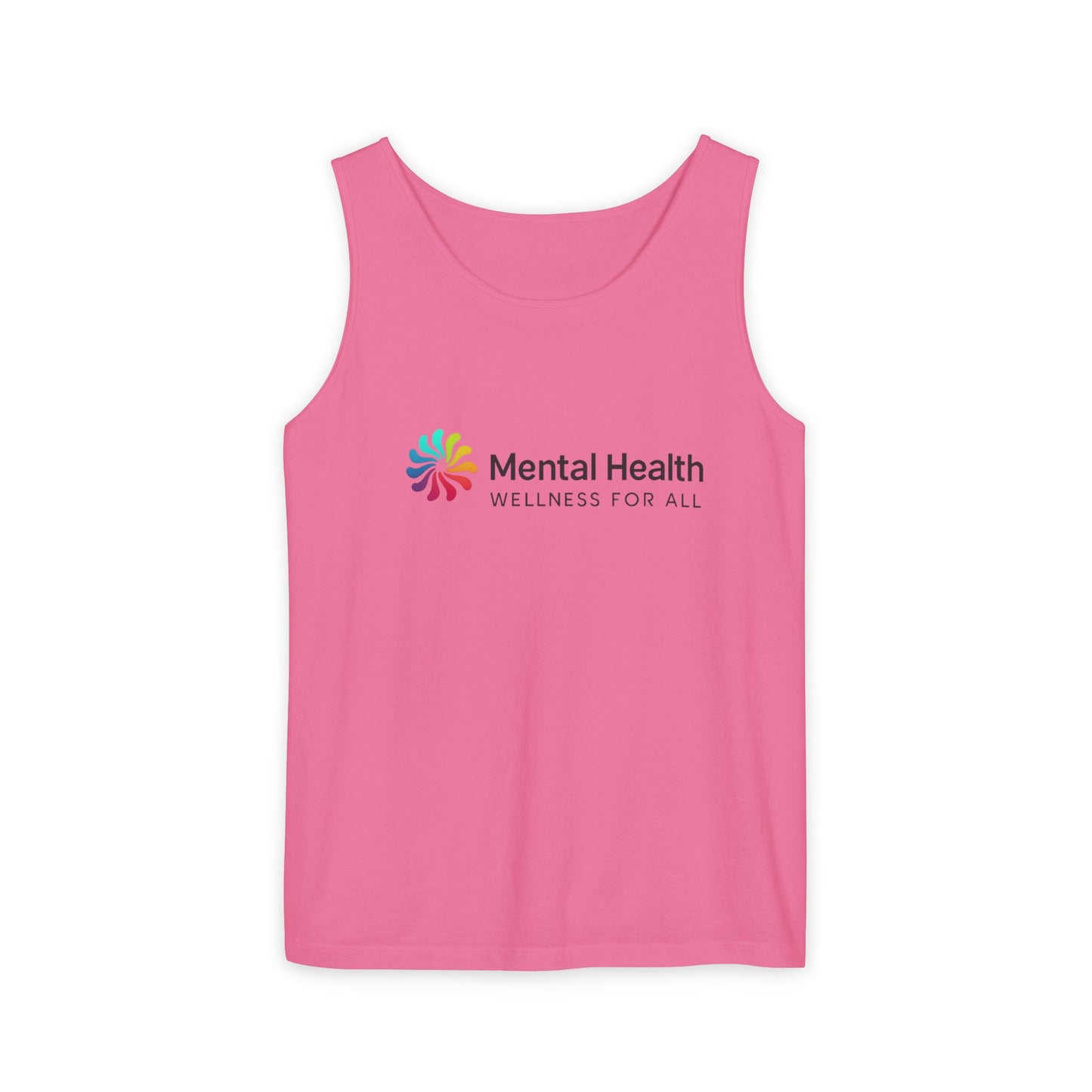 Mental Health Wellness Unisex Garment-Dyed Tank Top
