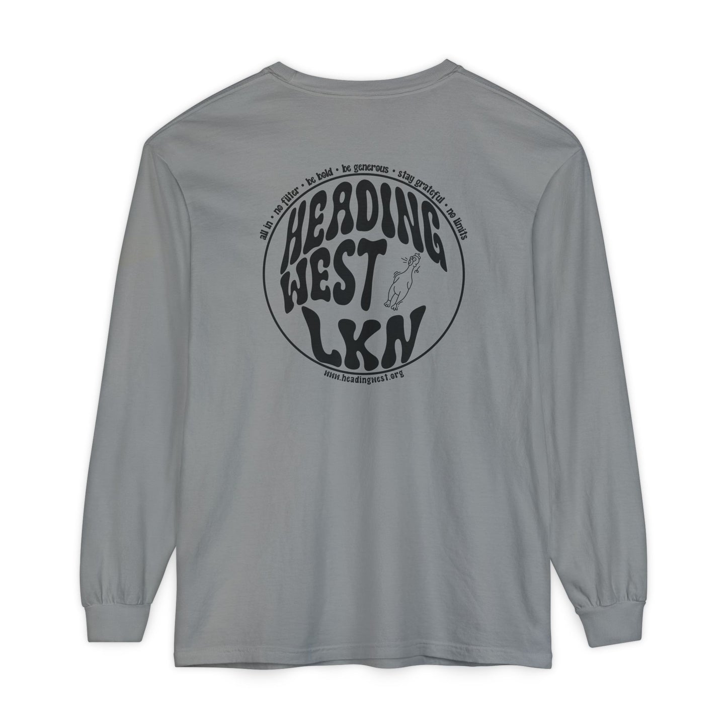 Westie Merch Unisex Garment-dyed Long Sleeve T-Shirt