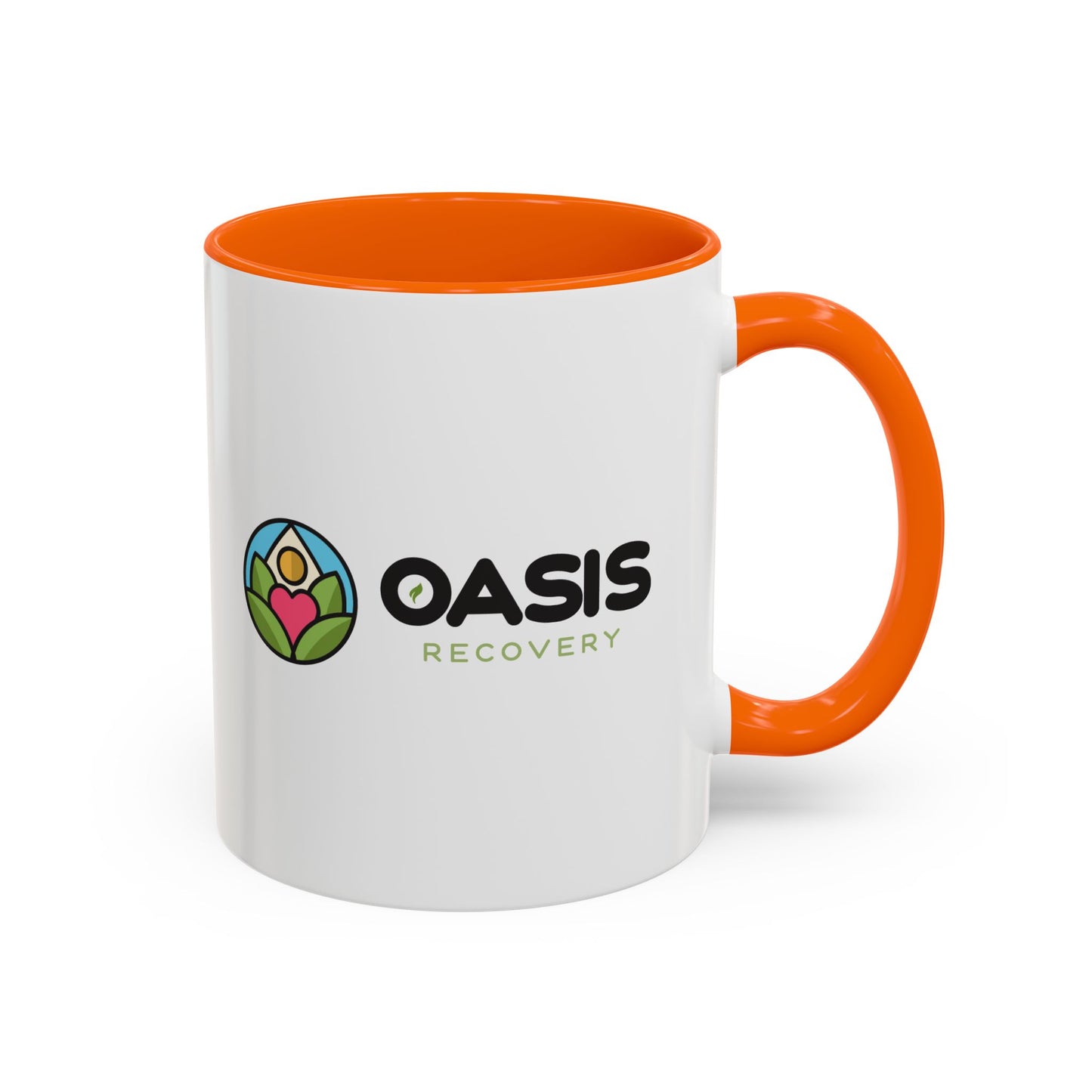 Oasis Recovery Center Accent Coffee Mug (11, 15oz)