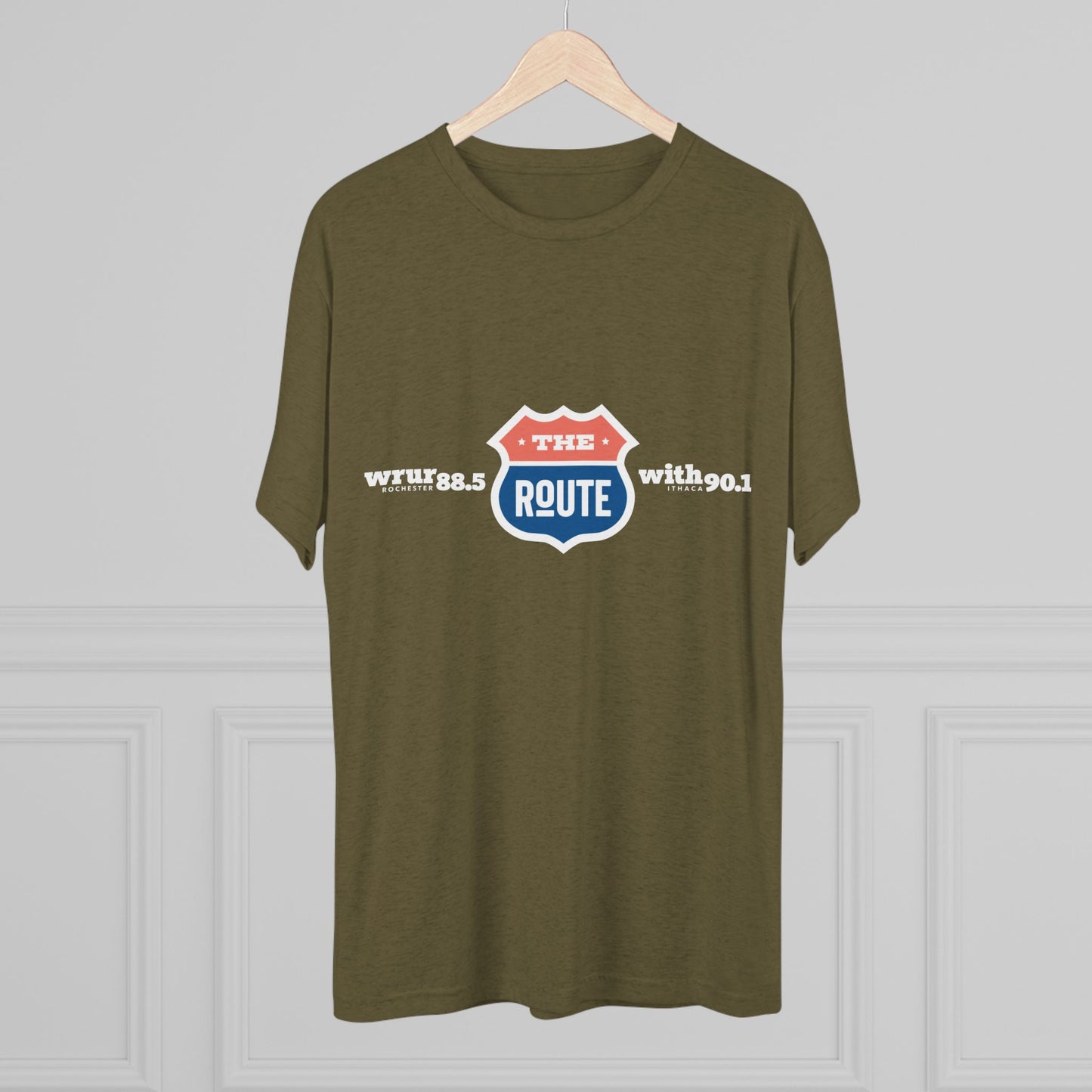 The Route Men's Tri-Blend Crew Tee