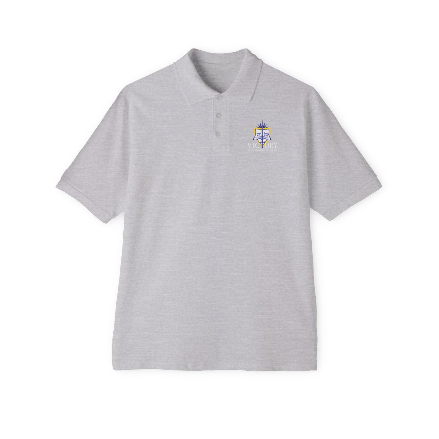 Victory Christian Center School Men's Piqué Polo
