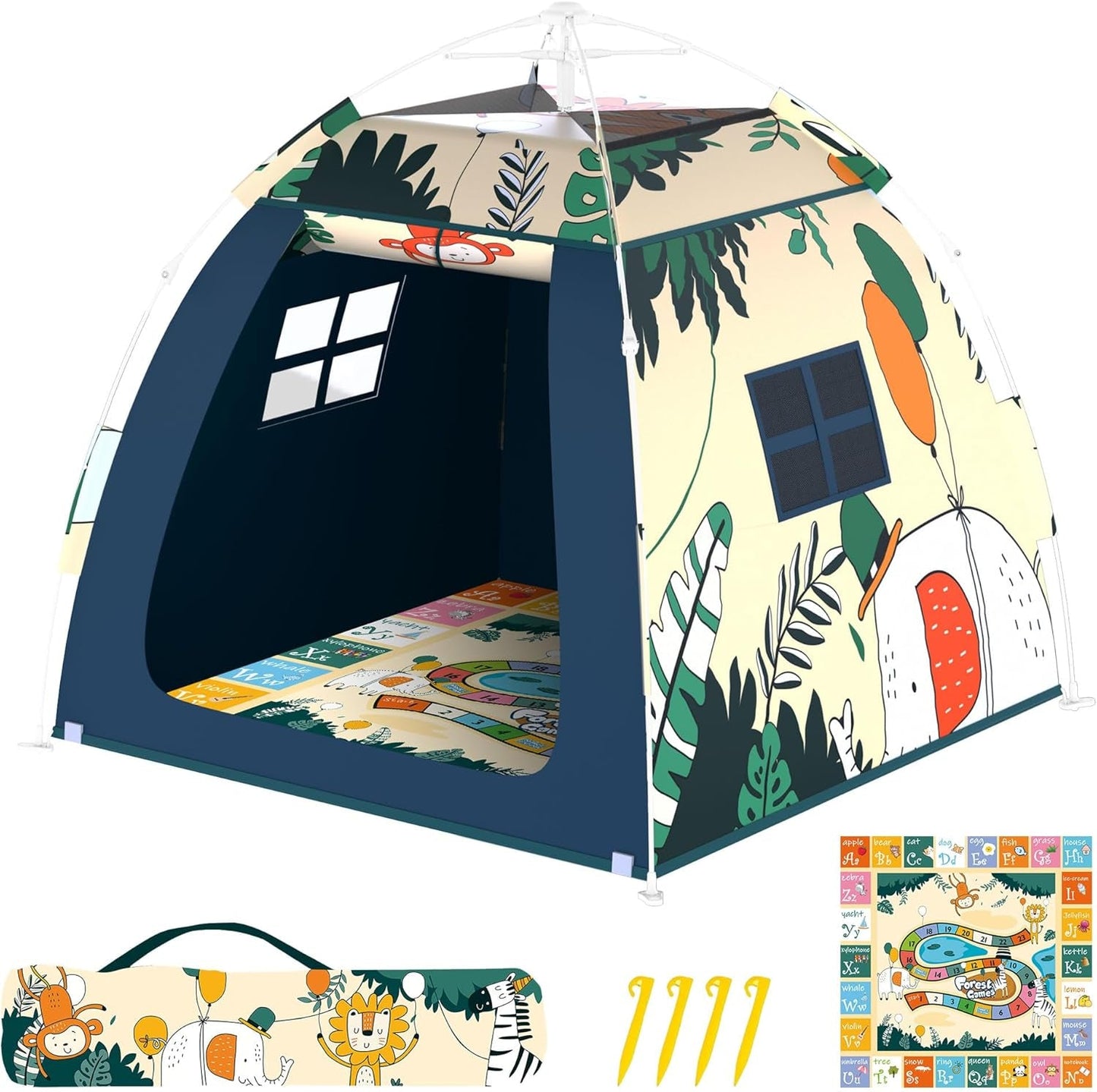 All Weather proof Ultralight Pop Up Kids Play Tent 120cm