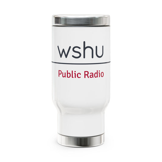 WSHU Stainless Steel Travel Mug with Handle, 14oz