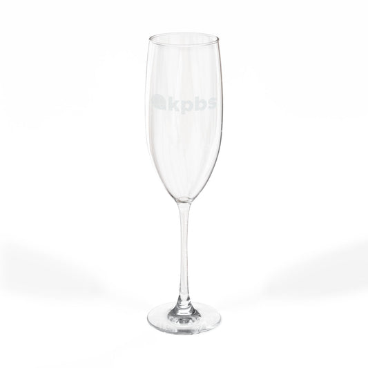 KPBS Champagne Glass, 8oz (Engraving)