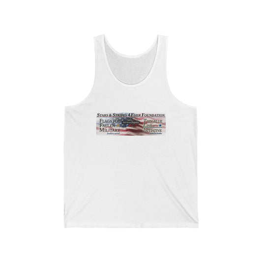 Stars Stripes 4 Ever Foundation Unisex Jersey Tank