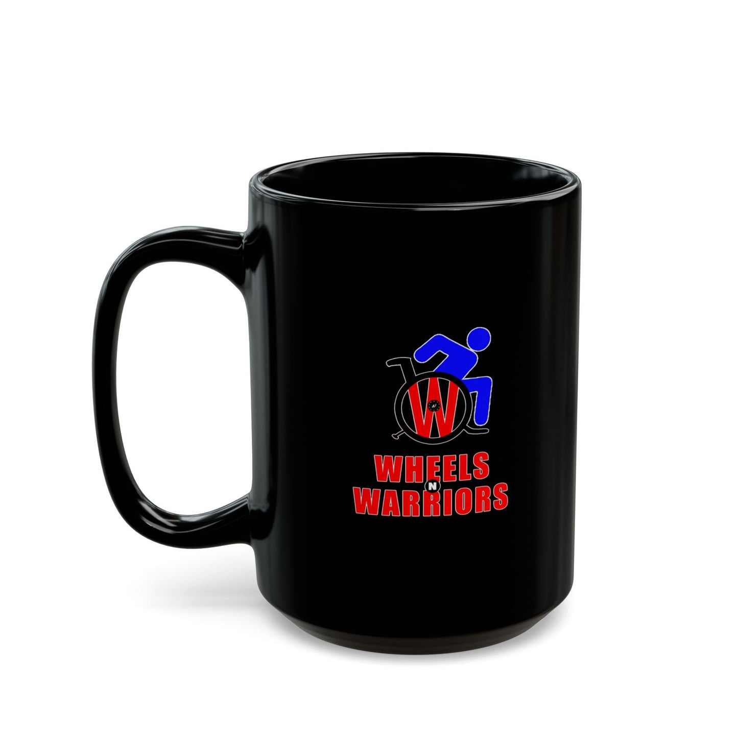 Wheels N Warriors Black Mug (11oz, 15oz)