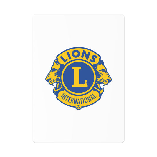 Lions Club International Poker Cards